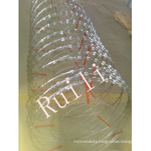 Concertina Razor Wire with Clamps